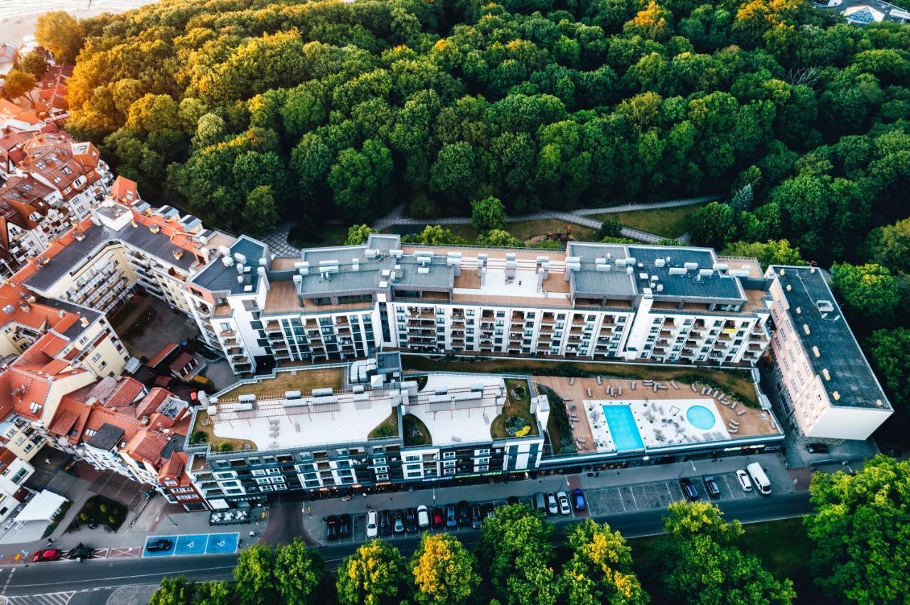 Nadmorskie Tarasy Pink&Blue Z Prywatnym Tarasem Basen Kryty&Zewnetrzny Infinity Silownia Sala Zabaw Колобжег Экстерьер фото